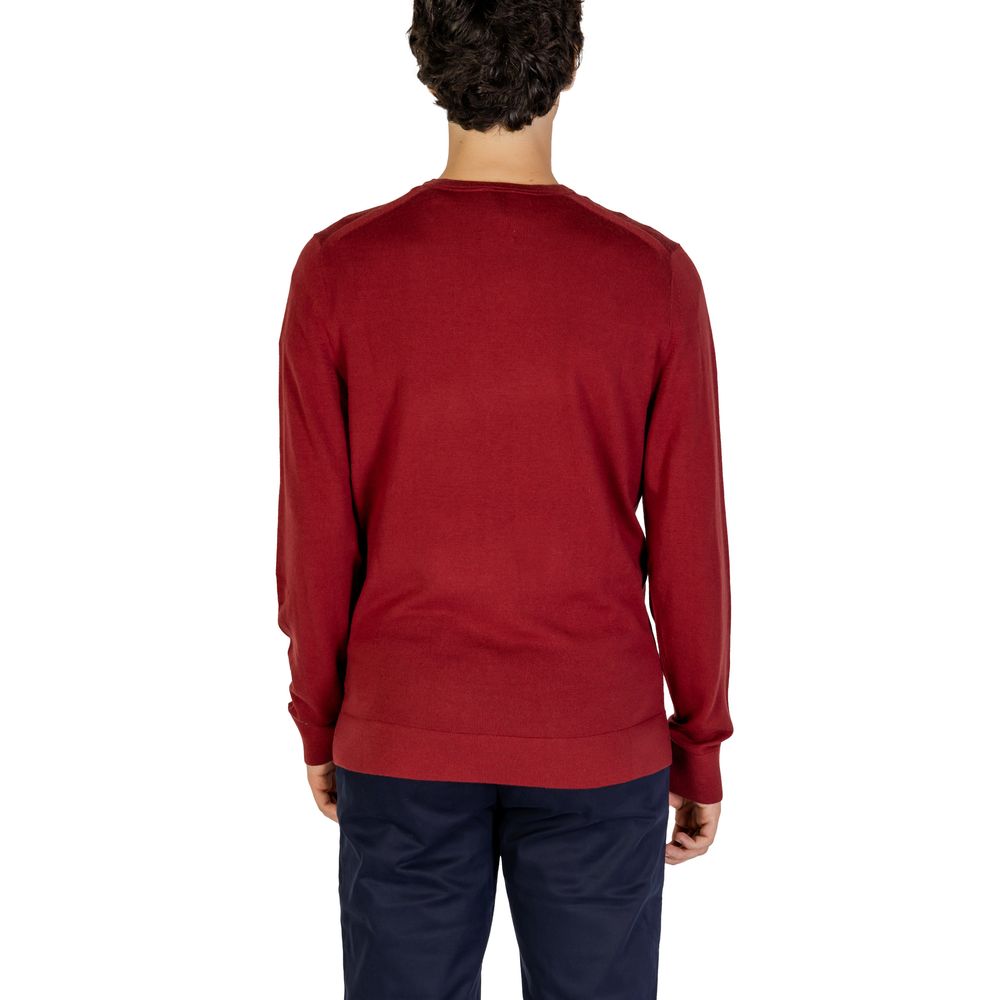 Calvin Klein Bordeaux Recycled Wool Sweatshirt | Regal Royce