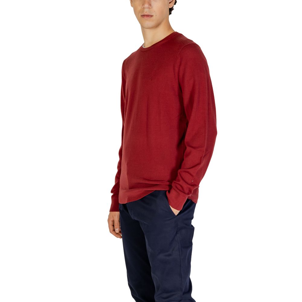 Calvin Klein Bordeaux Recycled Wool Sweatshirt | Regal Royce