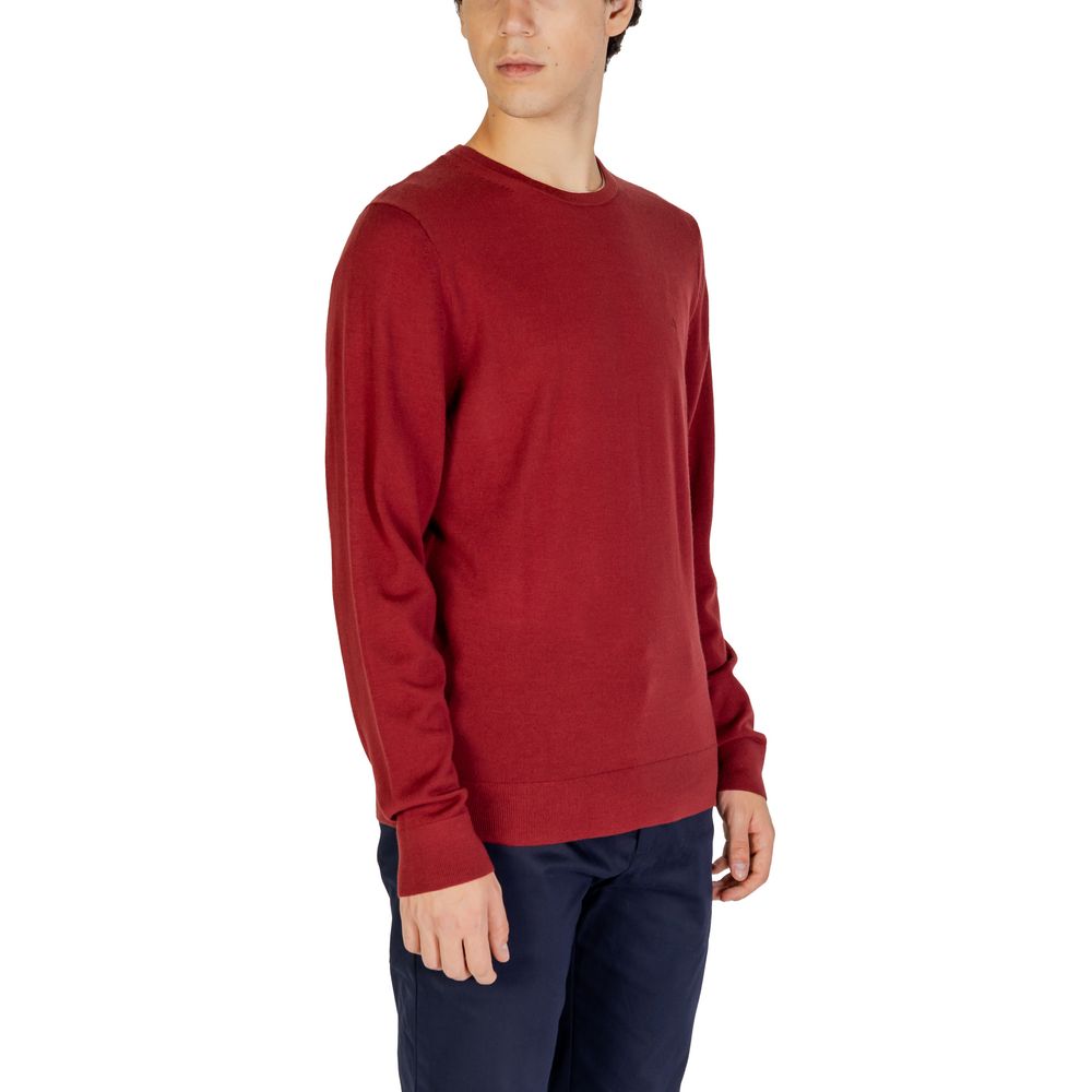 Calvin Klein Bordeaux Recycled Wool Sweatshirt | Regal Royce