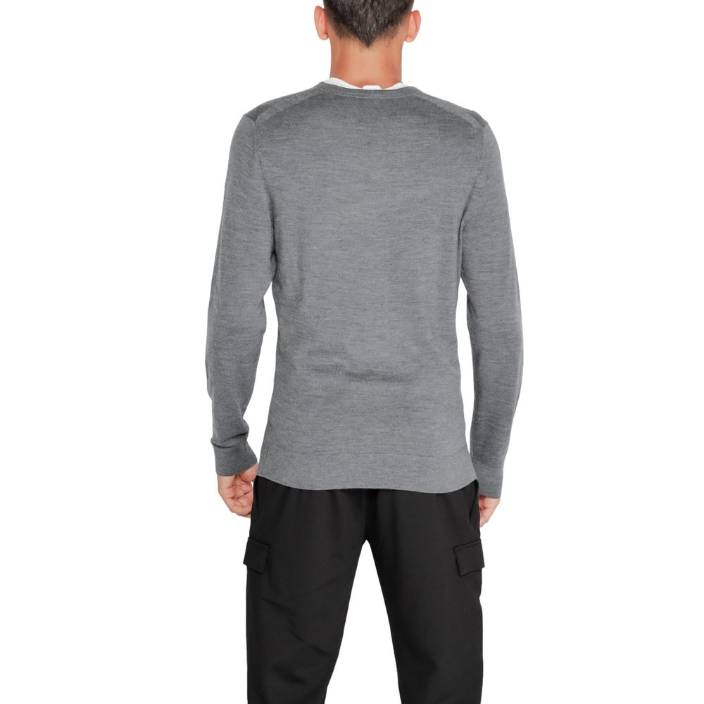 Calvin Klein Gray Recycled Wool Sweatshirt | Regal Royce