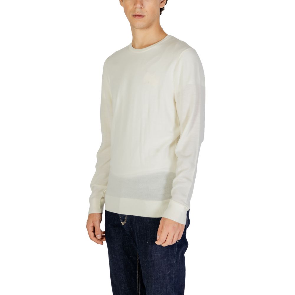 Calvin Klein Cream Recycled Wool Sweatshirt | Regal Royce