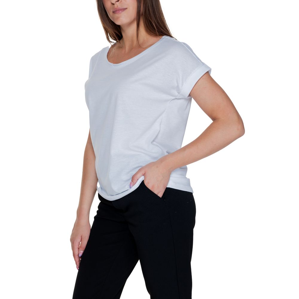 Vila Clothes White Cotton T-Shirt | Regal Royce