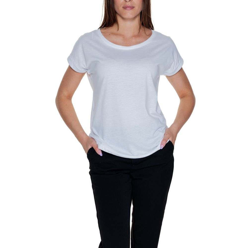 Vila Clothes White Cotton T-Shirt | Regal Royce