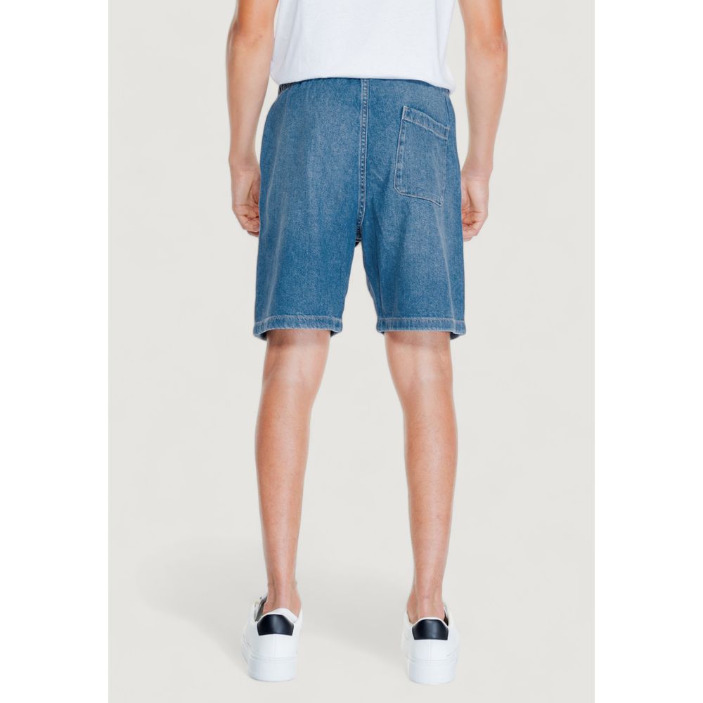 Jack Jones Light Blue Cotton Bermuda Shorts | Regal Royce
