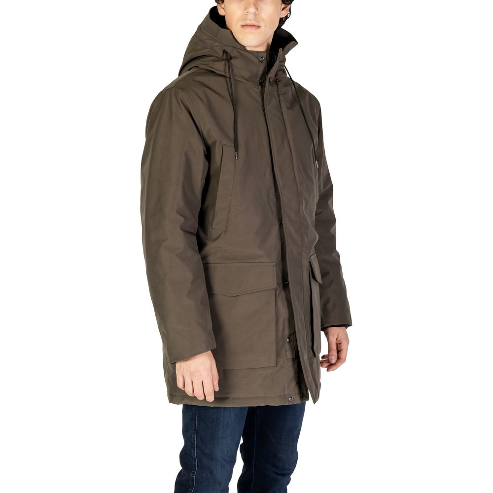 Replay Green Polyamide Parka | Regal Royce