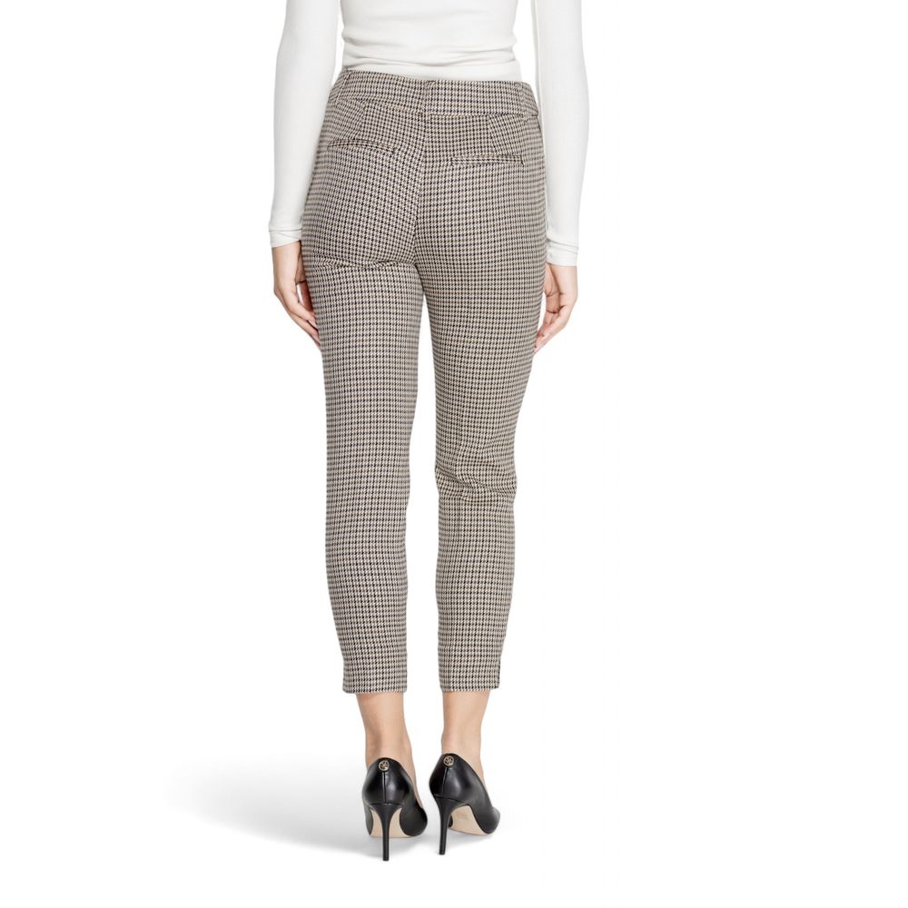 Only Beige Polyester Casual Pants | Regal Royce