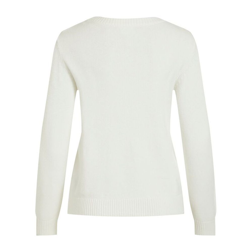 Vila Clothes White Viscose Sweatshirt