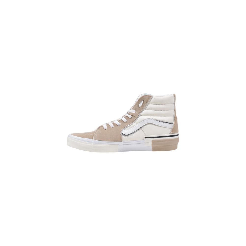 Vans Beige Leather High Top Sneakers | Regal Royce