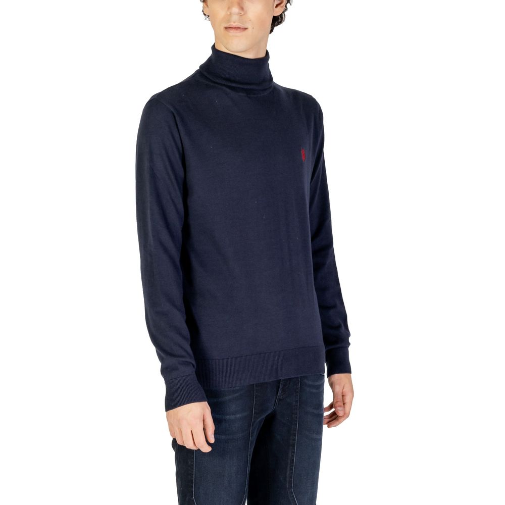 U.S. POLO ASSN. Blue Cotton Turtleneck | Regal Royce