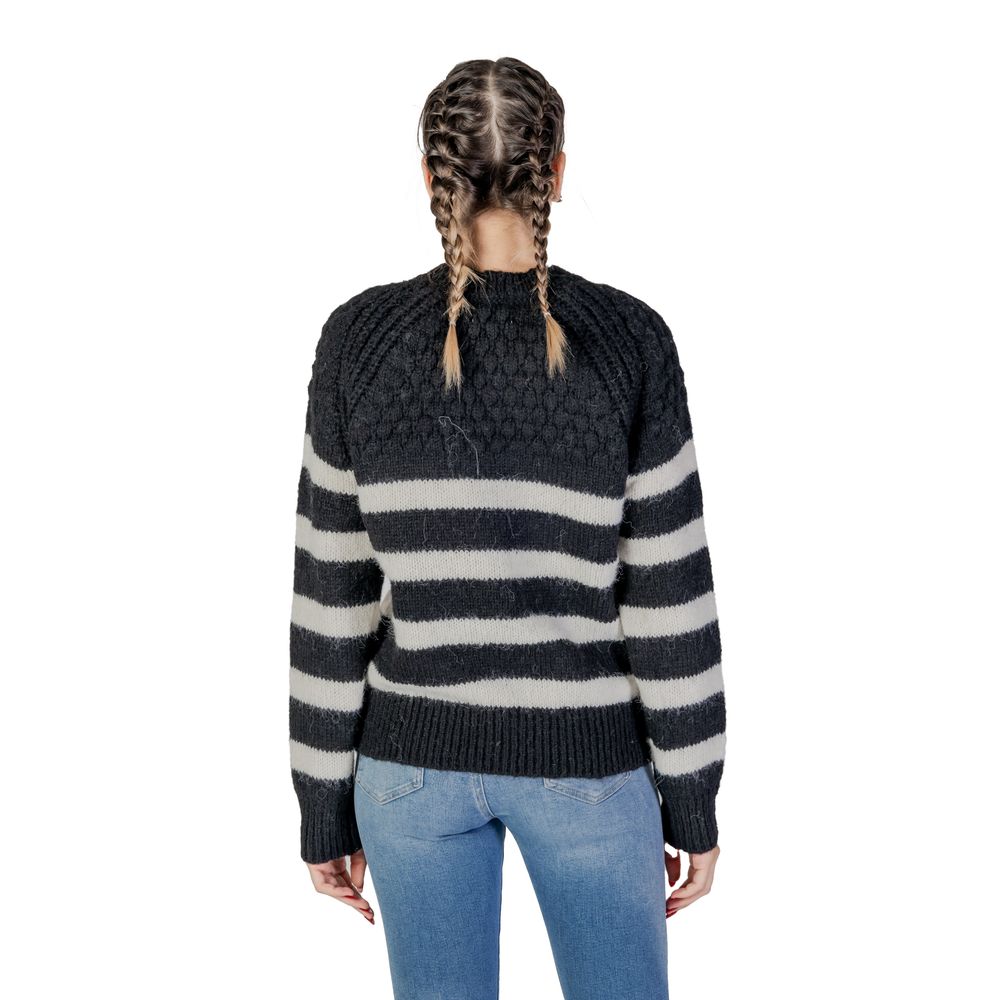 Only Black And White Recycled Polyester Sweatshirt | Regal Royce