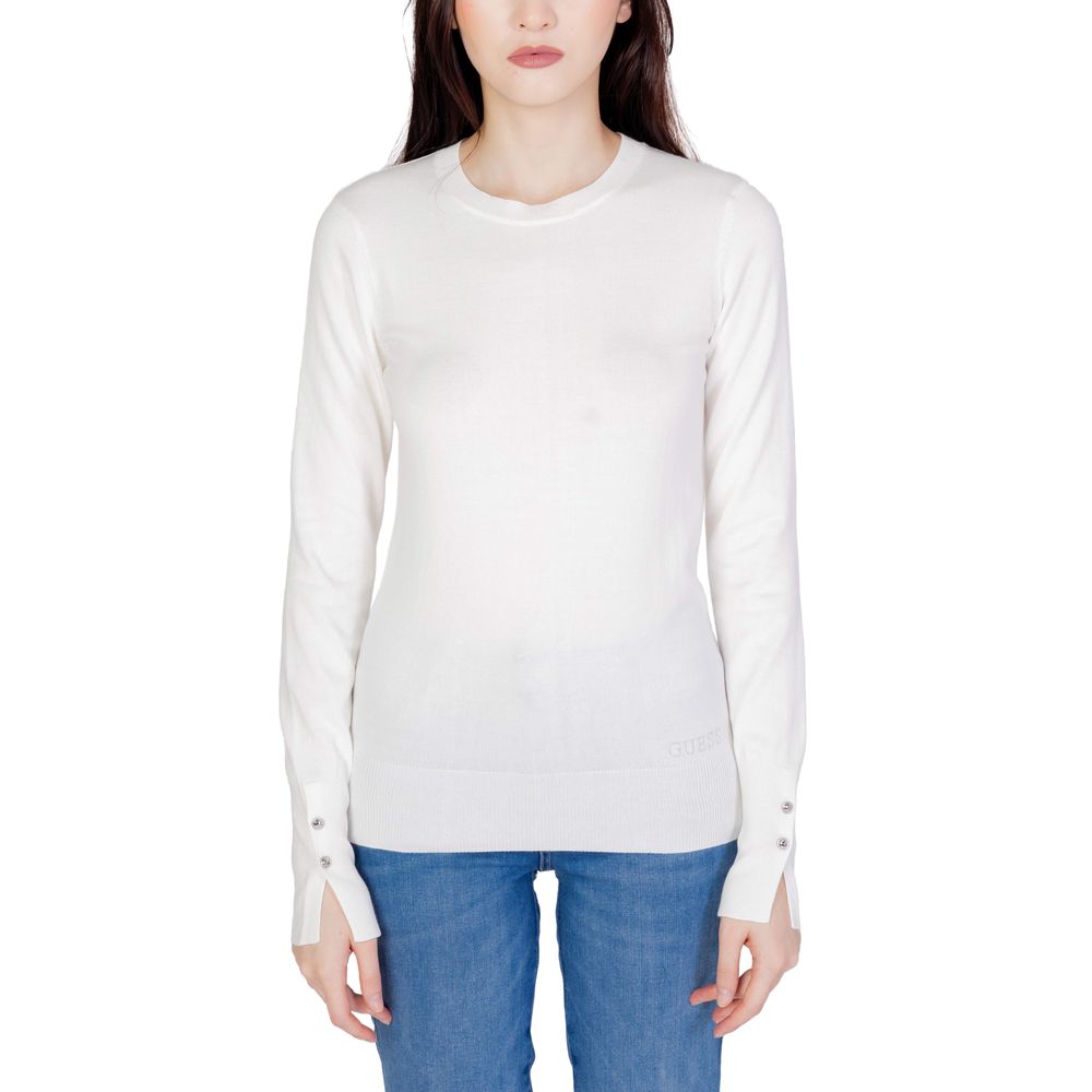 Guess White Cotton Sweatshirt | Regal Royce