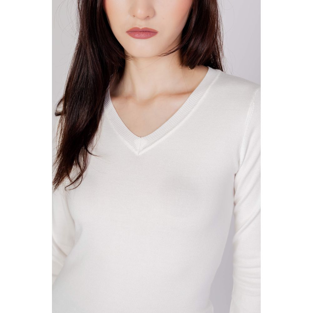 Guess White Cotton Sweatshirt | Regal Royce