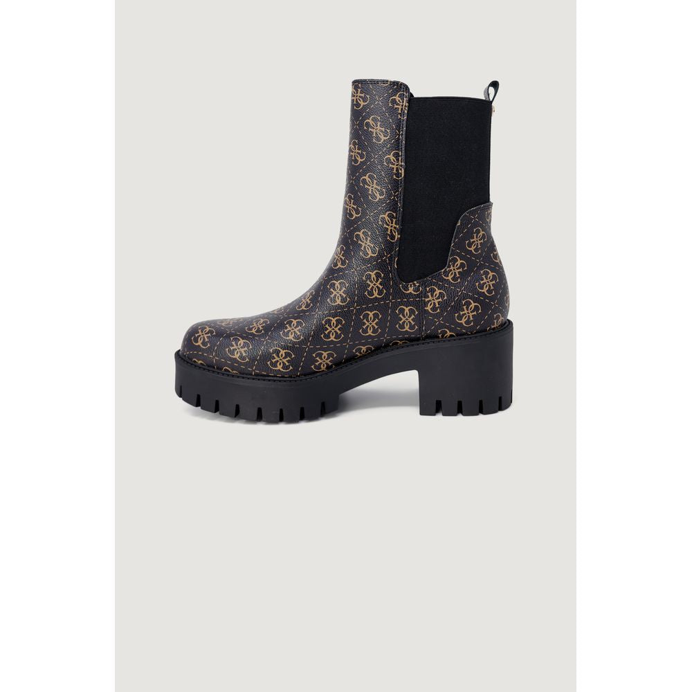 Guess Black Leather Ankle Boots | Regal Royce