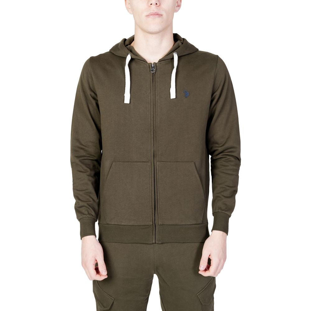 U.S. POLO ASSN. Green Cotton Hoodie | Regal Royce