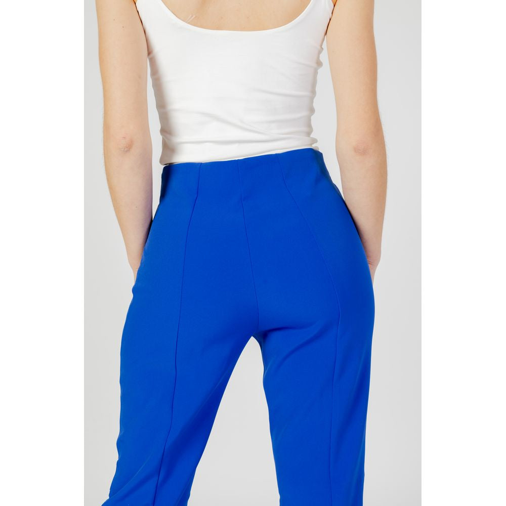 Only Blue Recycled Polyester Flared Pants | Regal Royce