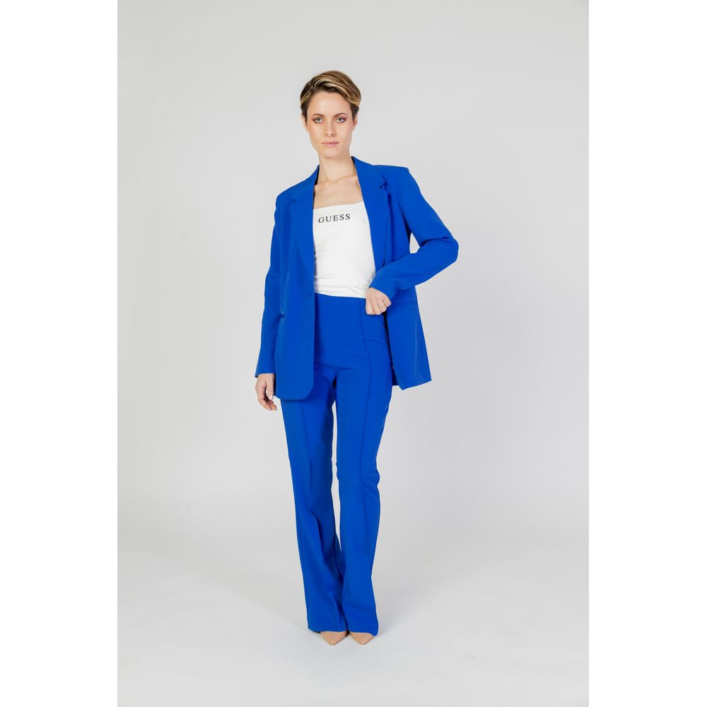 Only Blue Recycled Polyester Flared Pants | Regal Royce