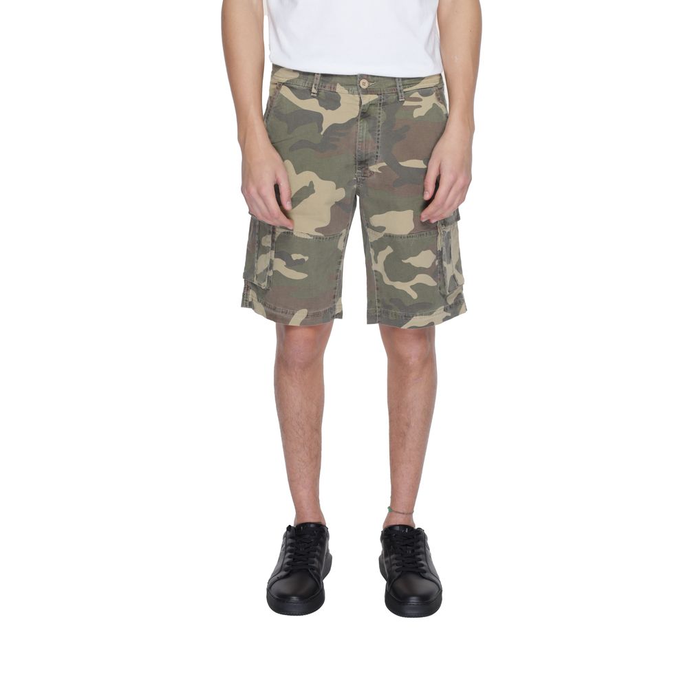 U.S. POLO ASSN. Beige Cotton Bermuda Shorts | Regal Royce