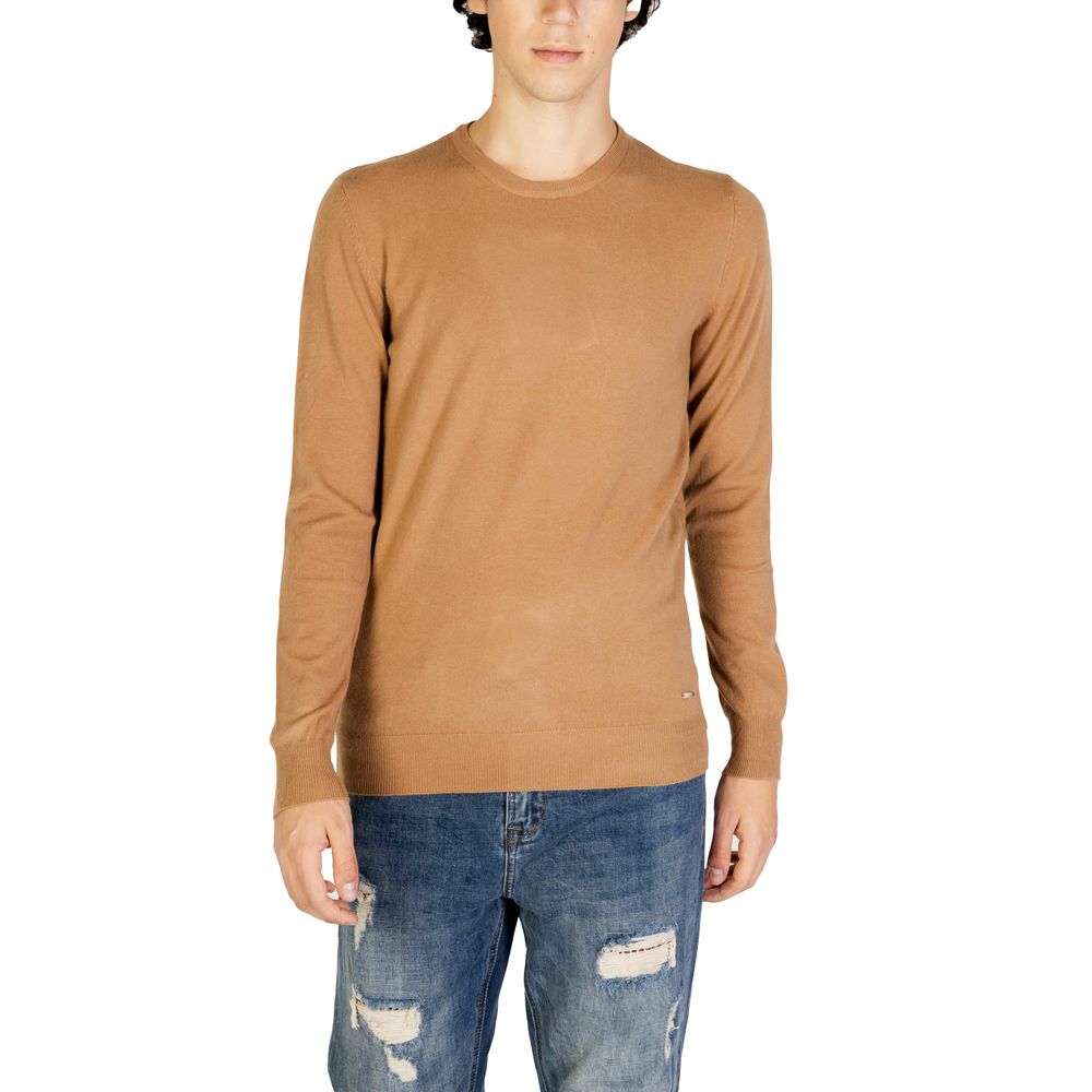 Gianni Lupo Brown Polyester Sweatshirt