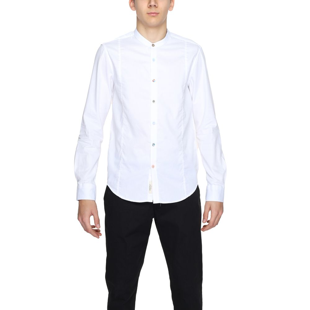 Gianni Lupo White Cotton Dress Shirt | Regal Royce