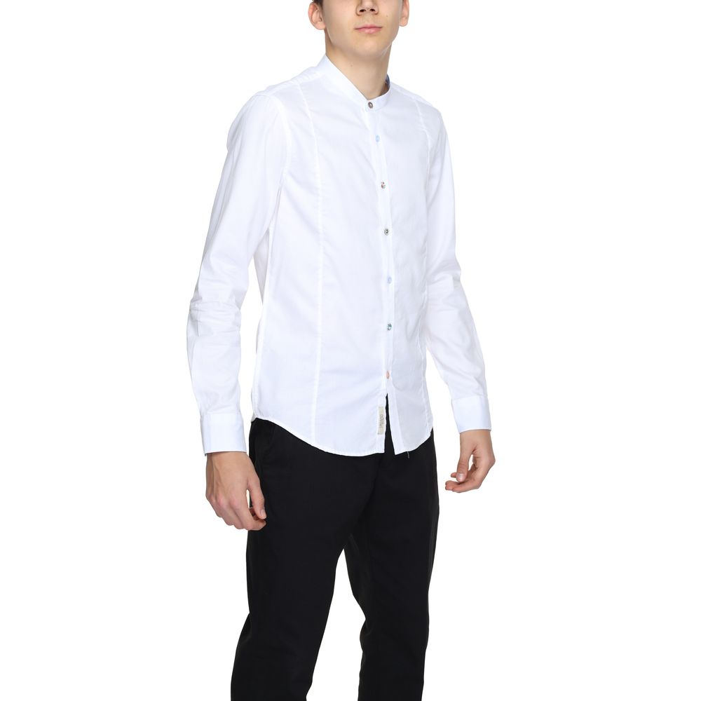 Gianni Lupo White Cotton Dress Shirt | Regal Royce