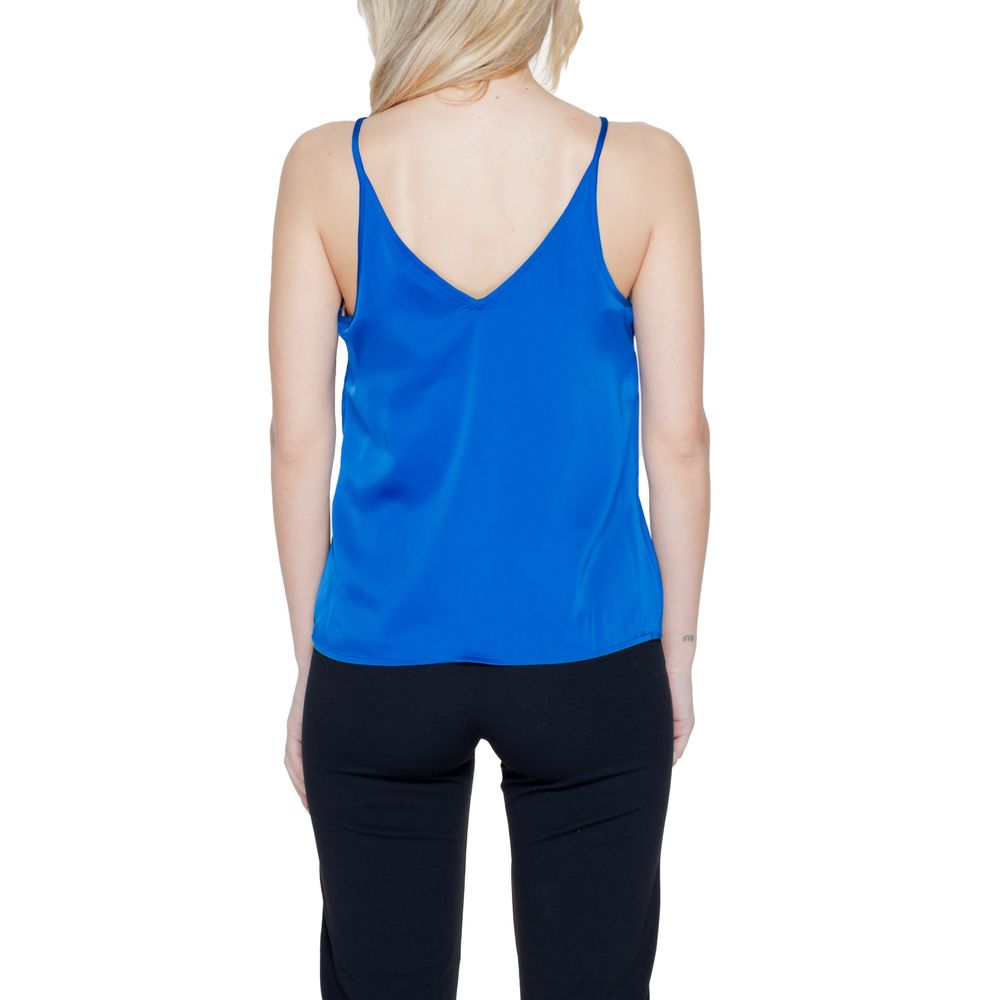 Vila Clothes Blue Polyester Top | Regal Royce