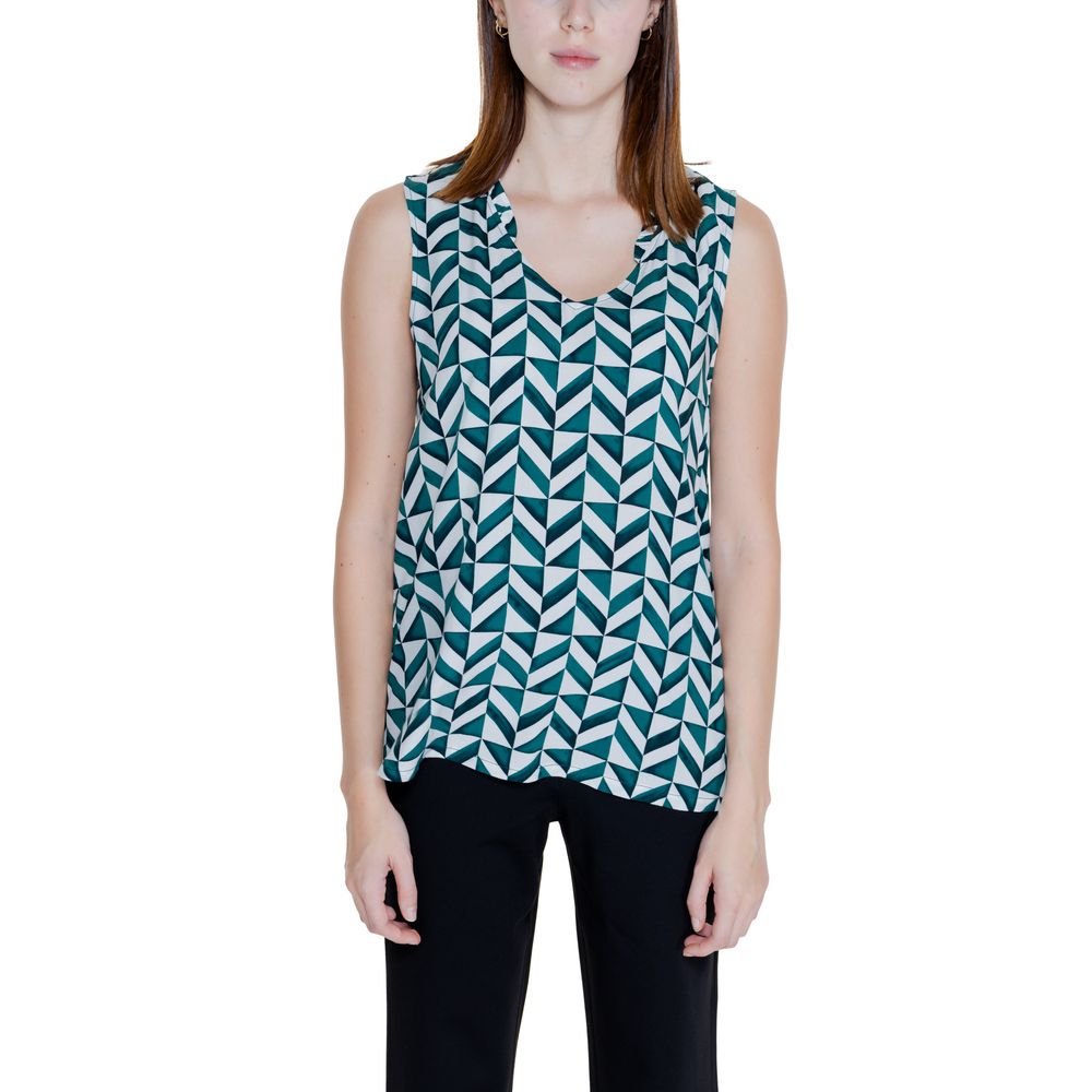 Street One Bicolor Viscose Tank Tops | Regal Royce