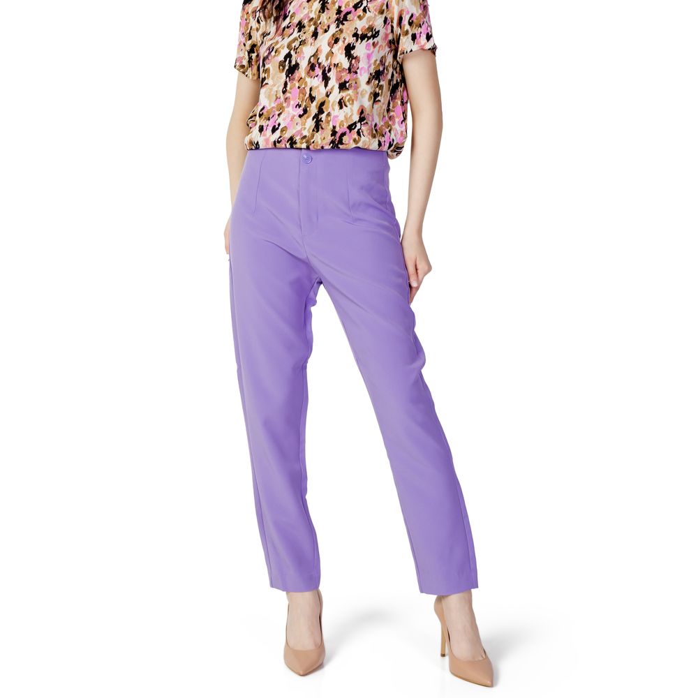 Only Purple Polyester Pants | Regal Royce