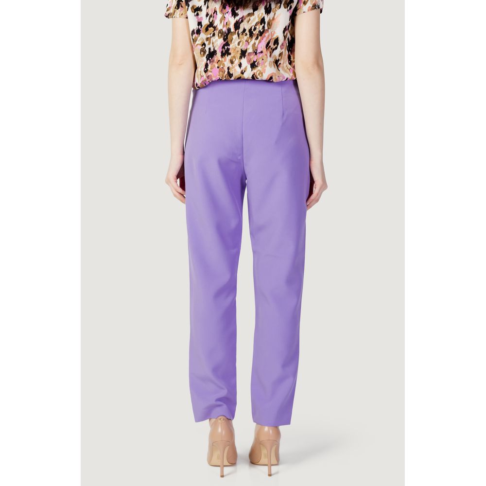 Only Purple Polyester Pants | Regal Royce