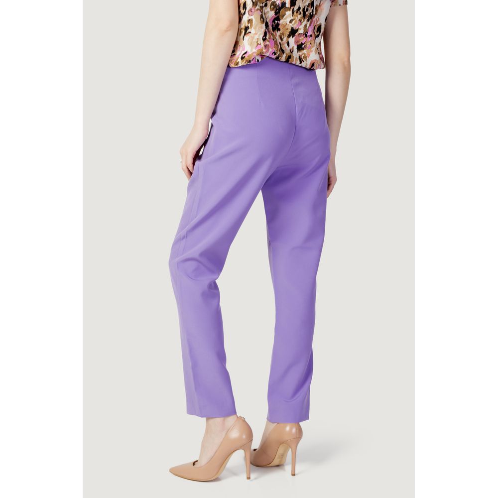 Only Purple Polyester Pants | Regal Royce
