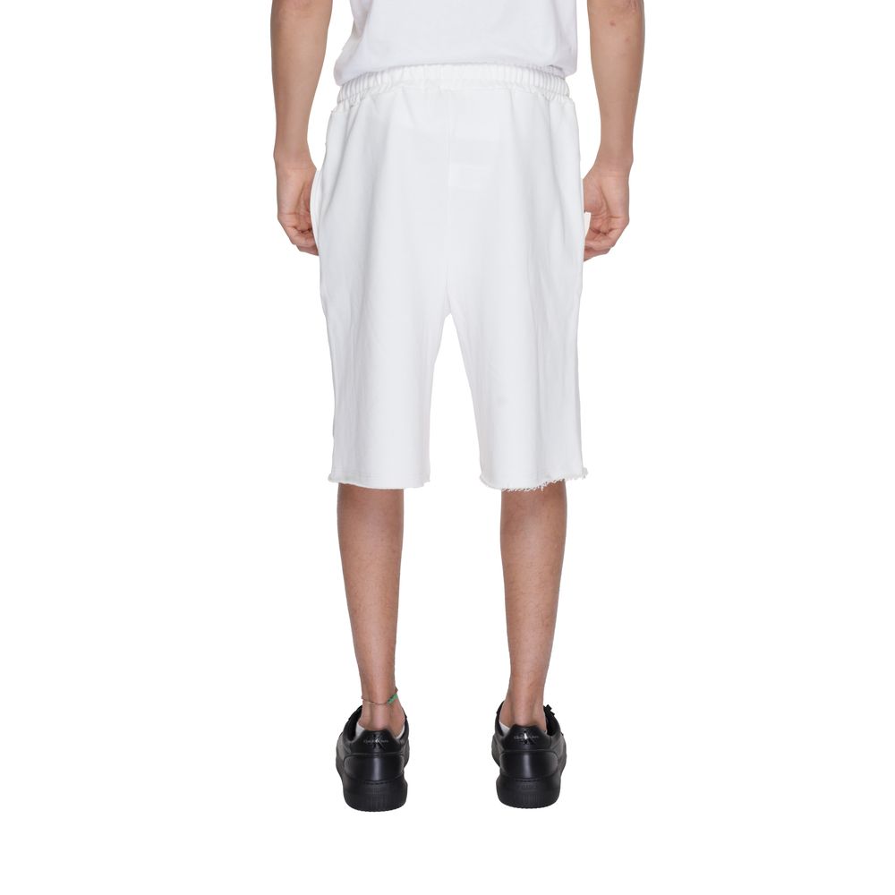 Underclub White Cotton Bermuda Shorts | Regal Royce