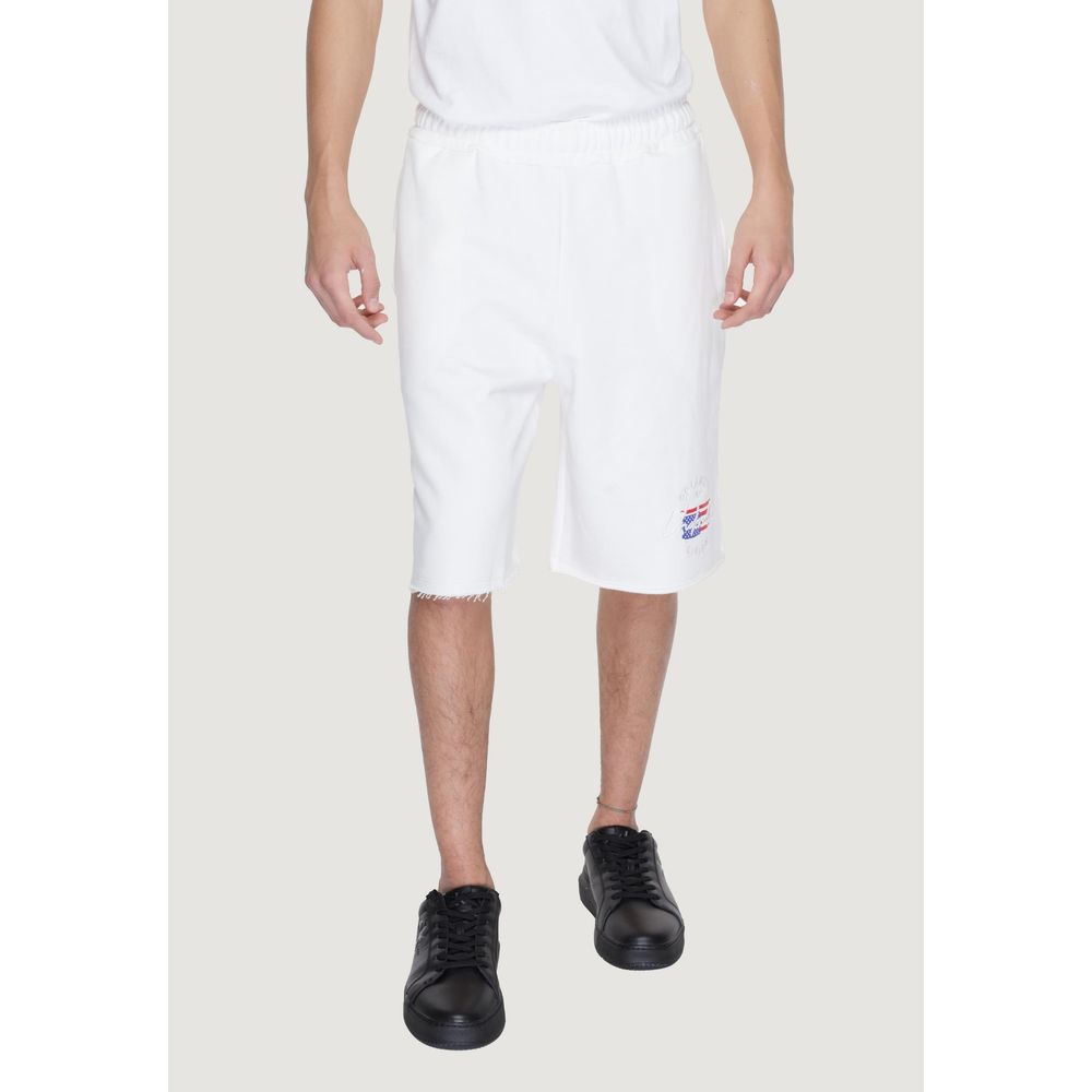 Underclub White Cotton Bermuda Shorts | Regal Royce