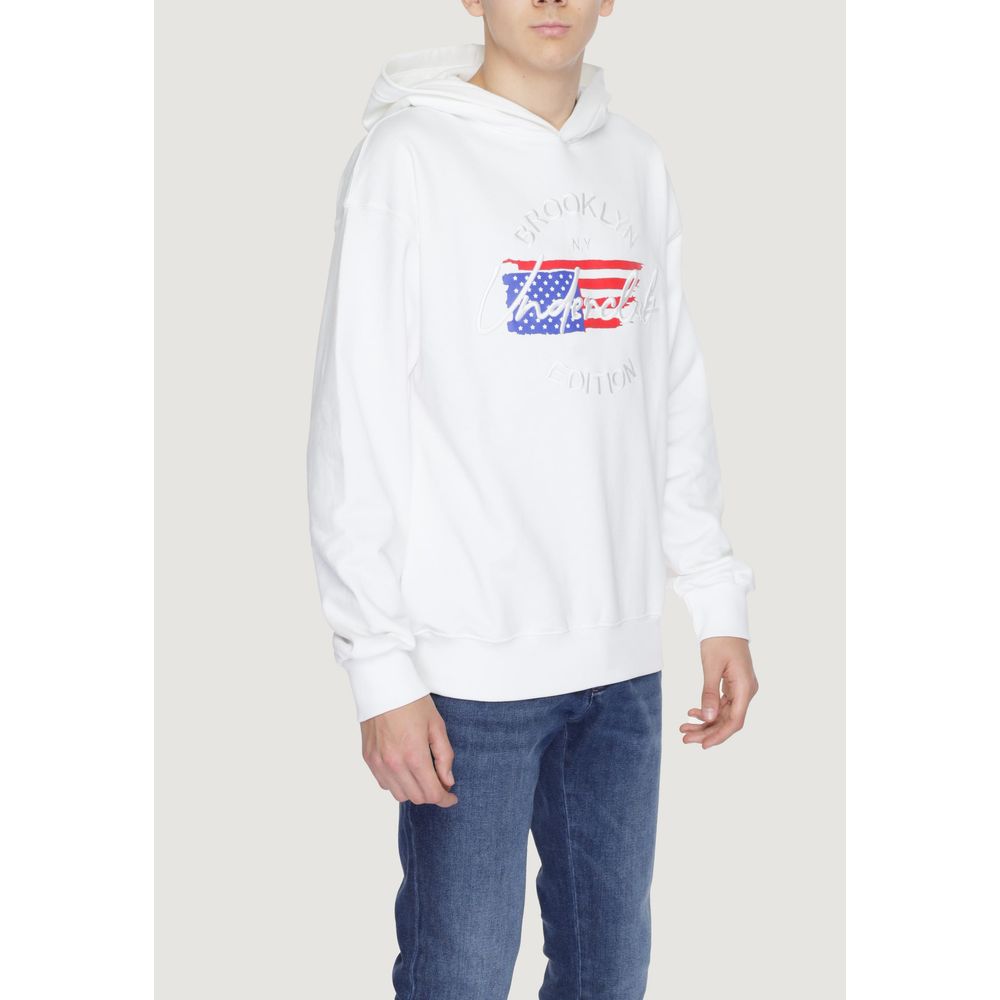 Underclub White Cotton Hoodie | Regal Royce