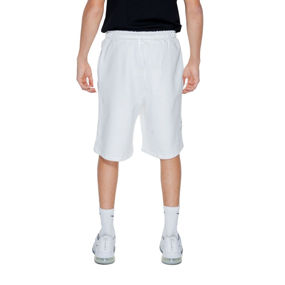 Underclub White Cotton Bermuda Shorts | Regal Royce