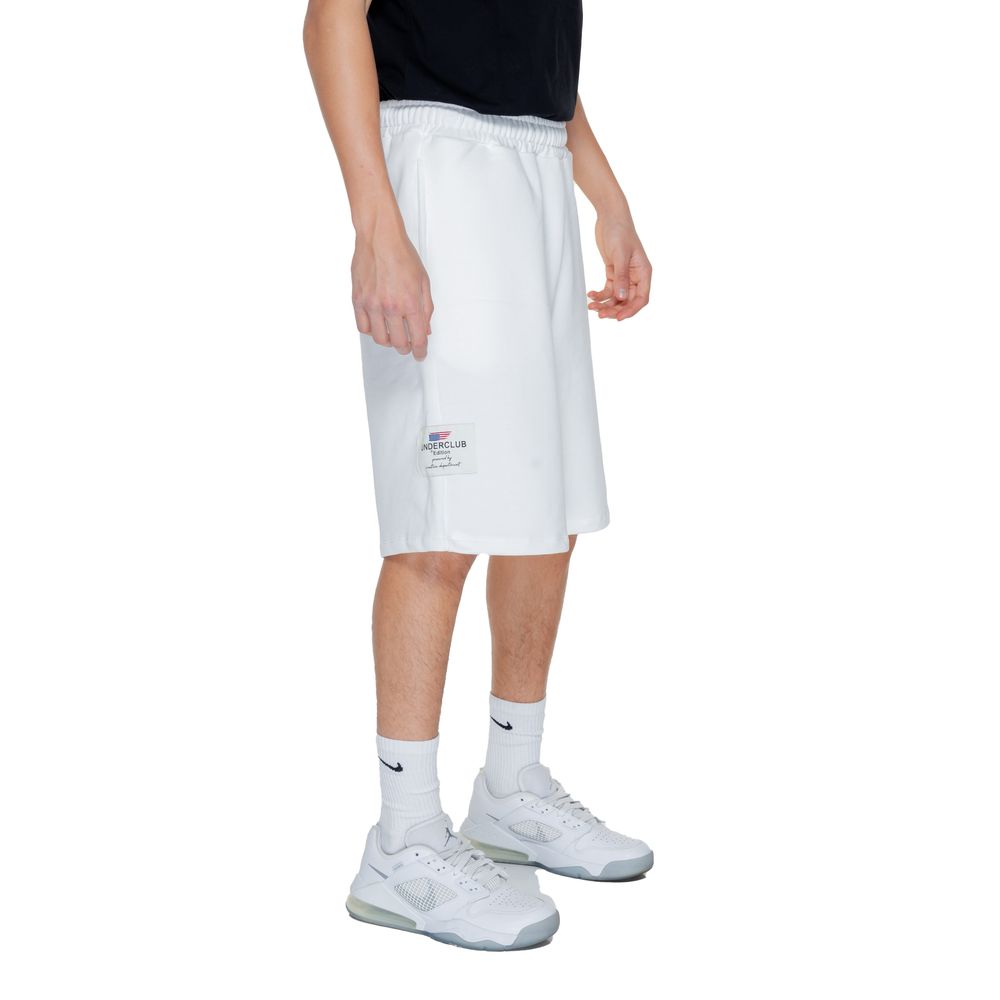 Underclub White Cotton Bermuda Shorts | Regal Royce