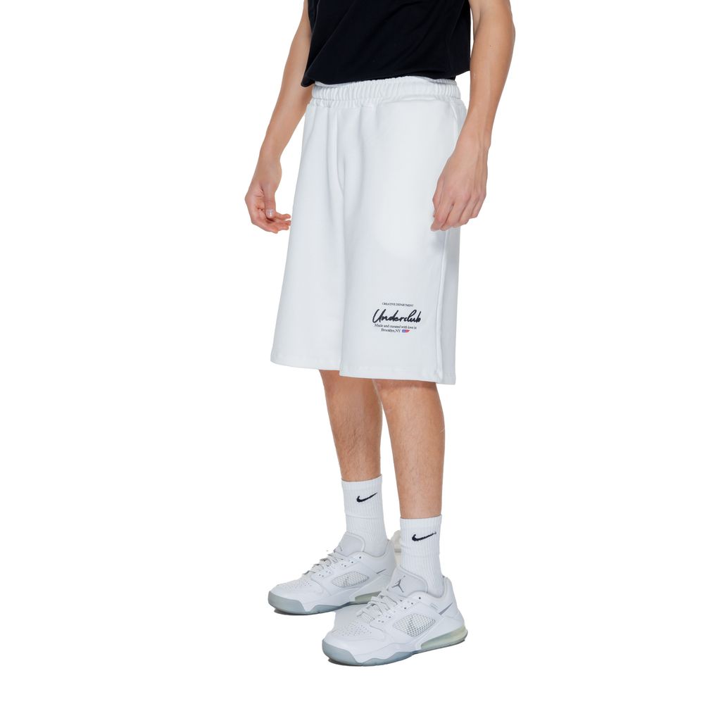 Underclub White Cotton Bermuda Shorts | Regal Royce
