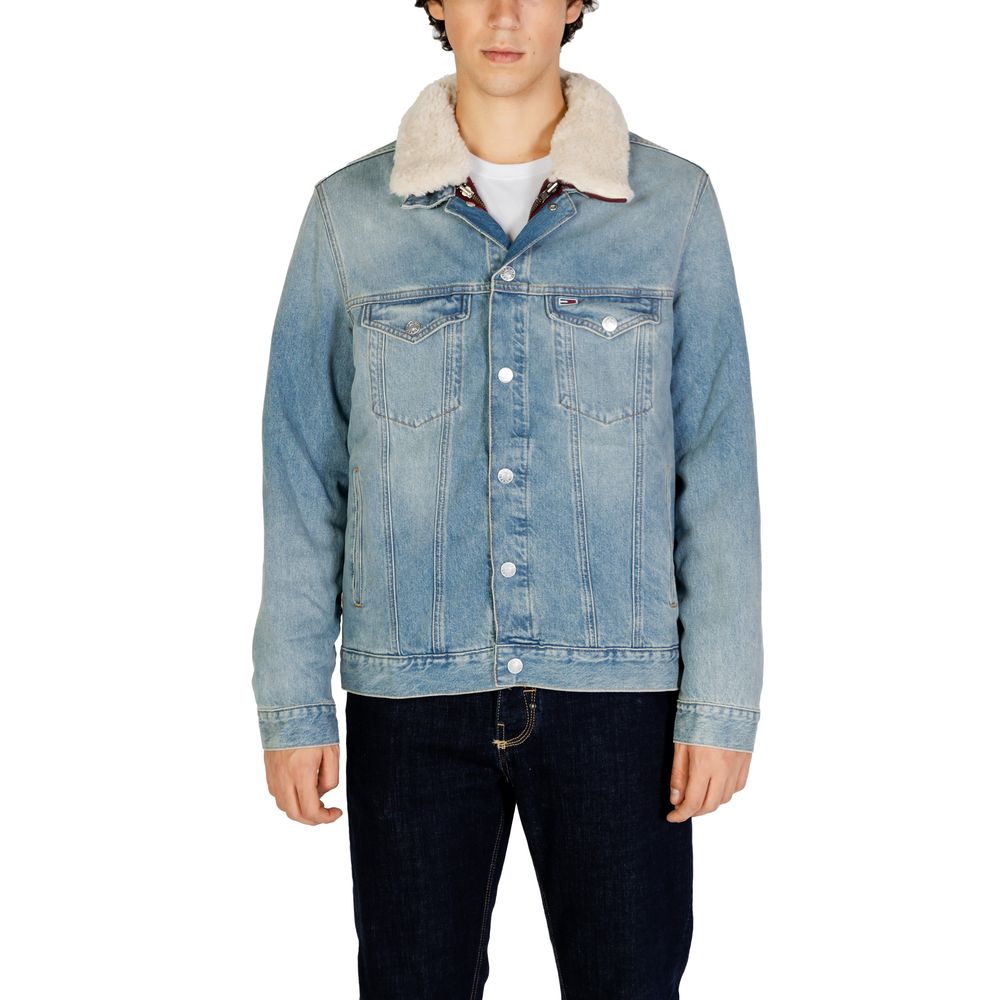 Tommy Hilfiger Jeans Light Blue Cotton Denim Jacket | Regal Royce