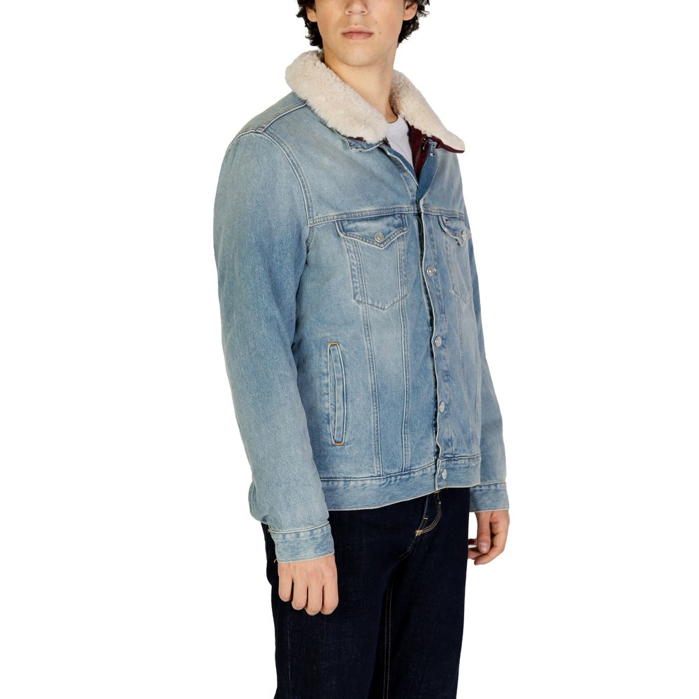 Tommy Hilfiger Jeans Light Blue Cotton Denim Jacket | Regal Royce