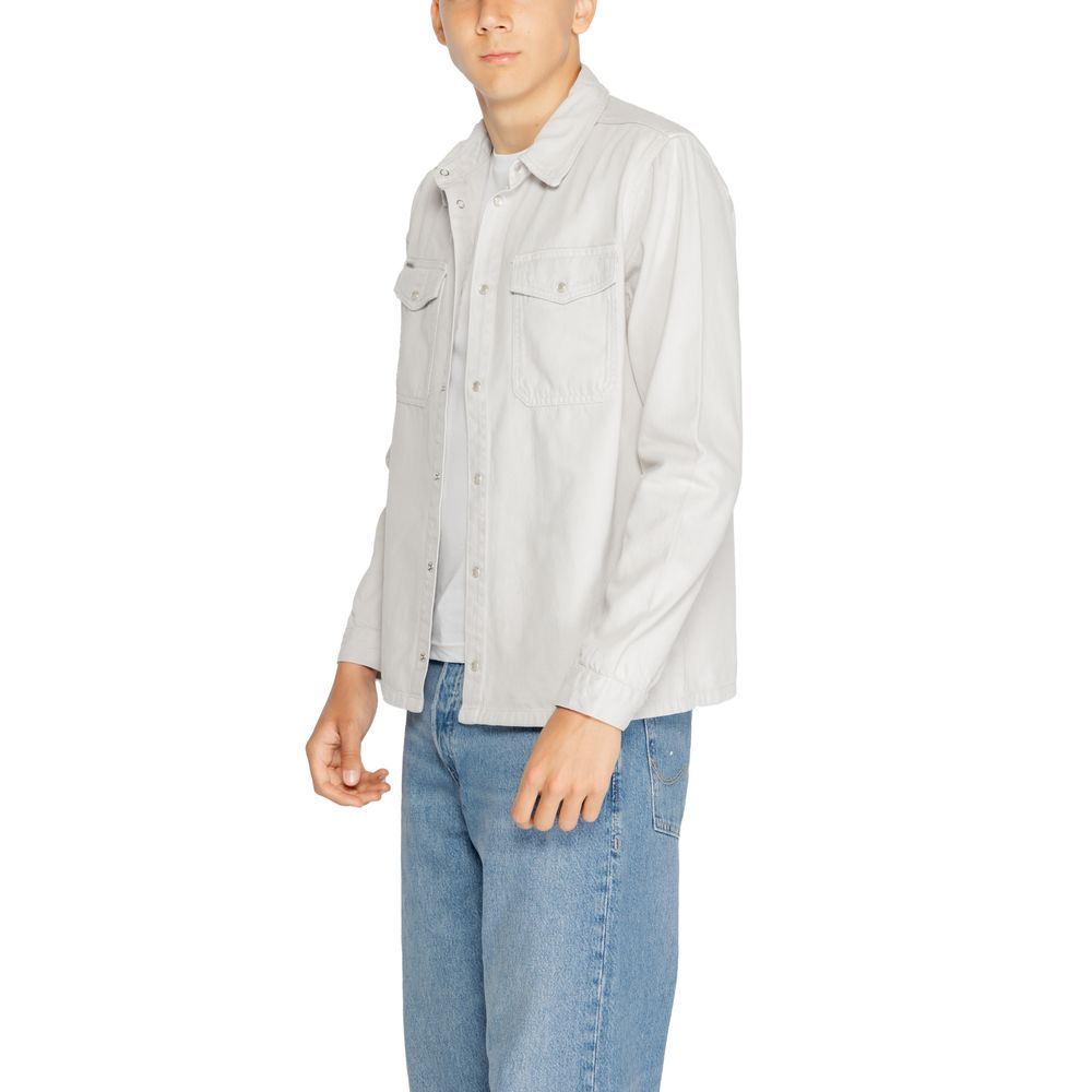 Antony Morato Gray Cotton Dress Shirt | Regal Royce