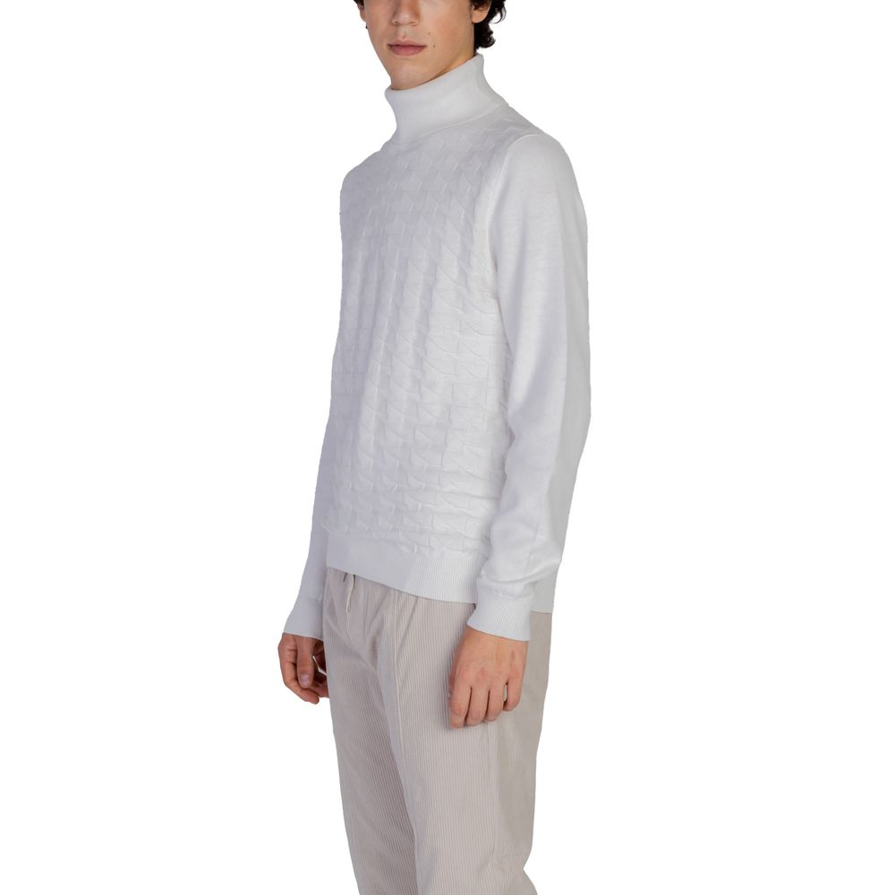 Antony Morato White Cotton Turtleneck | Regal Royce