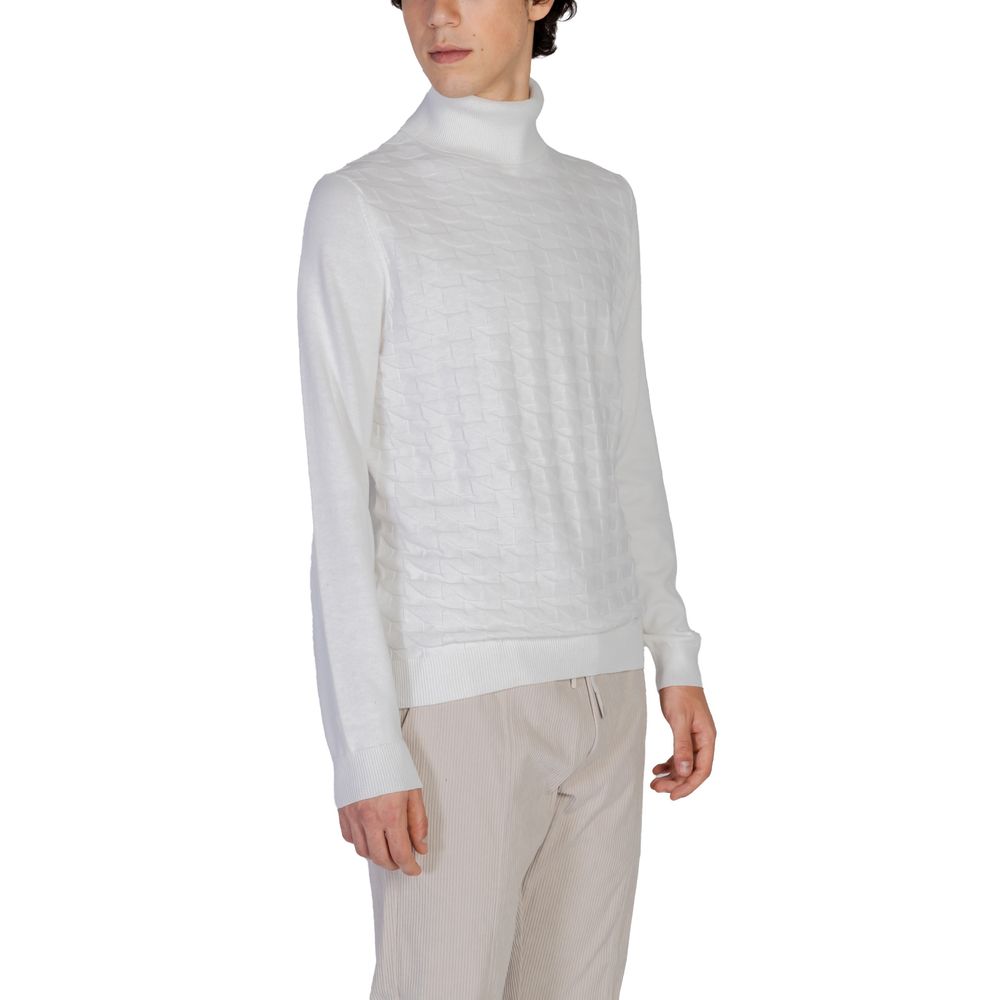 Antony Morato White Cotton Turtleneck | Regal Royce