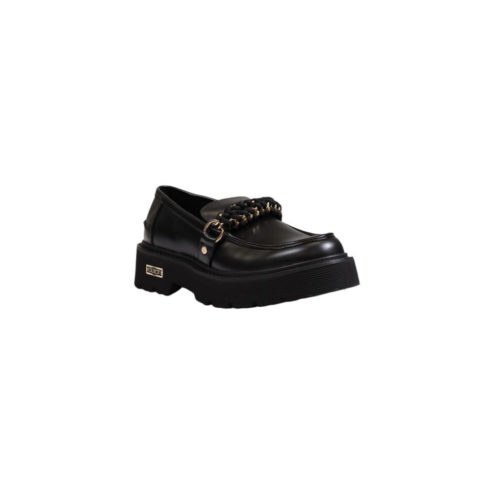 Cult Black Leather Platform Pumps | Regal Royce