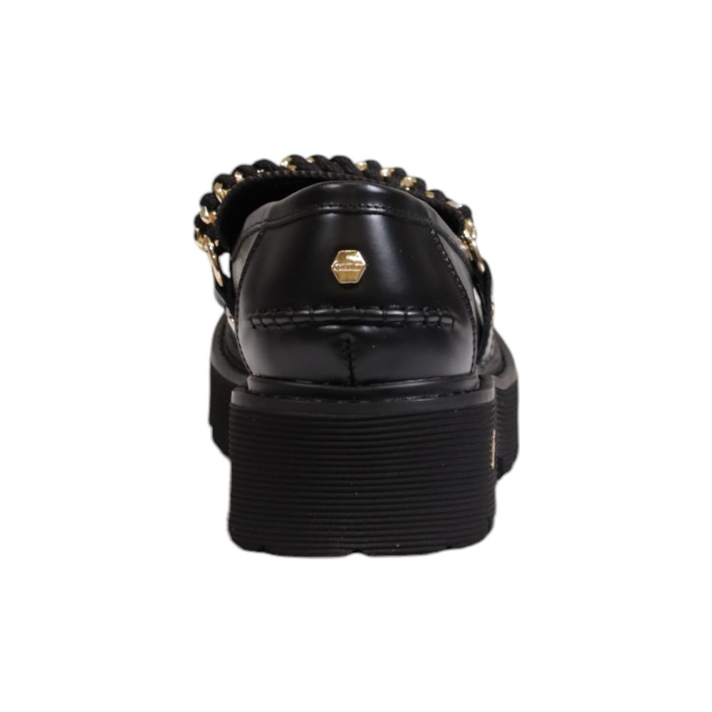 Cult Black Leather Platform Pumps | Regal Royce