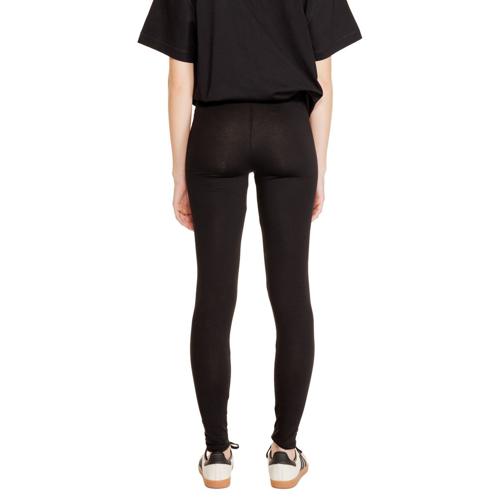 Jacqueline De Yong Black Cotton Leggings | Regal Royce