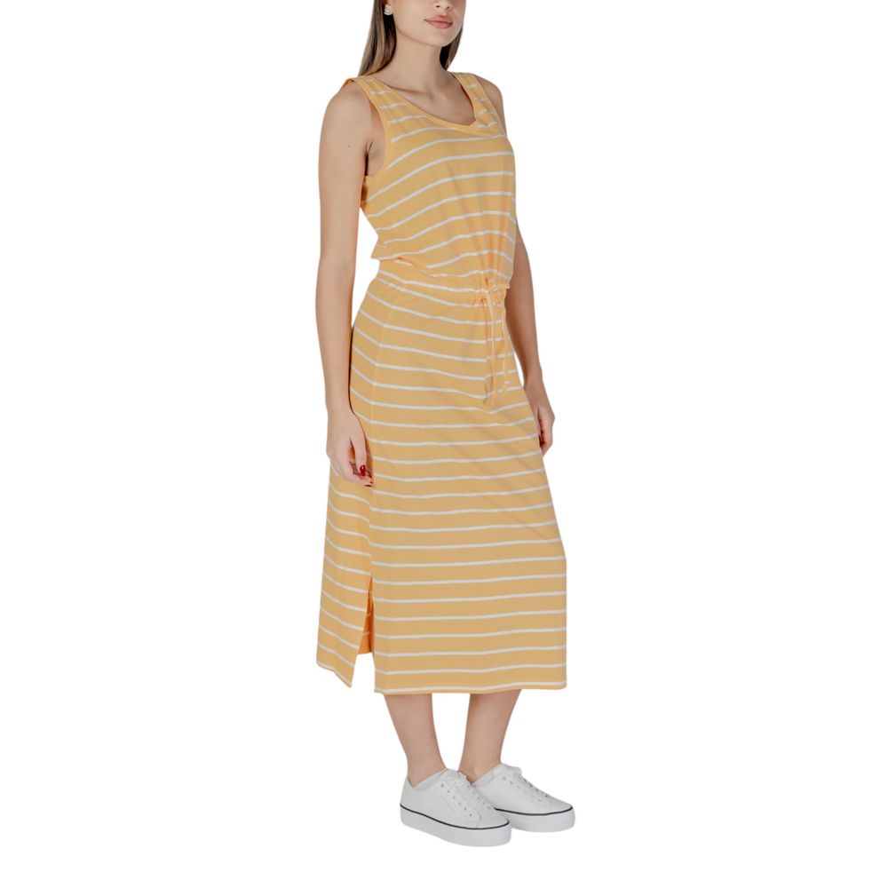 B.Young Yellow Cotton Long Dress | Regal Royce