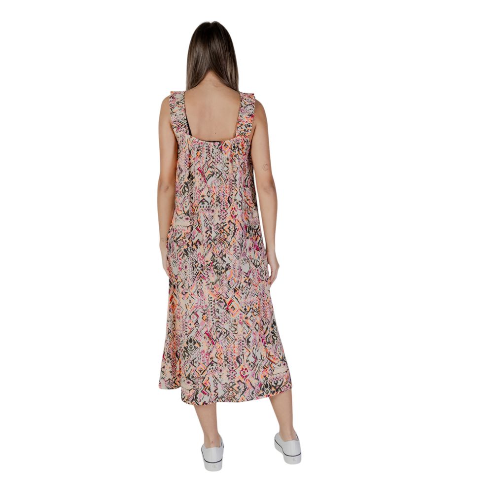 B.Young Multicolor Cotton Long Dress | Regal Royce