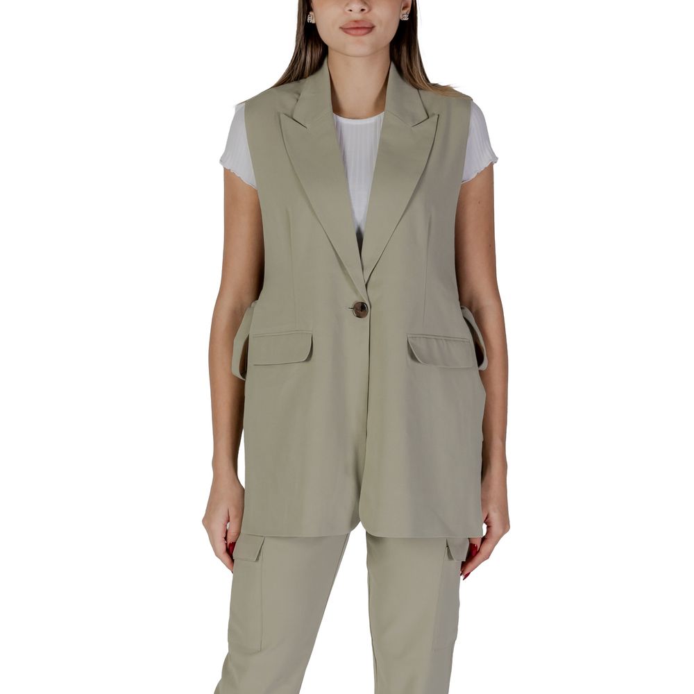 B.Young Green Polyester Waistcoat | Regal Royce