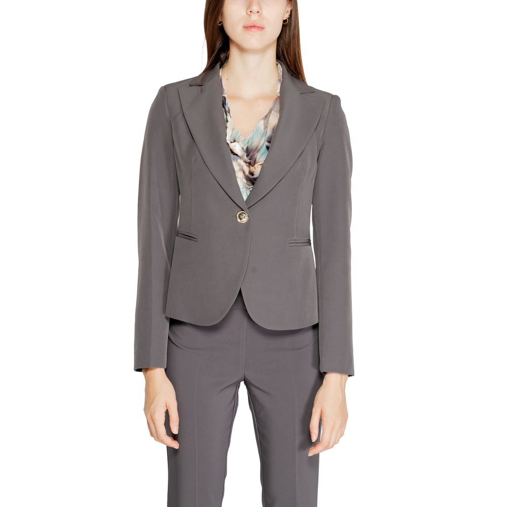Rinascimento Gray Polyester Blazer