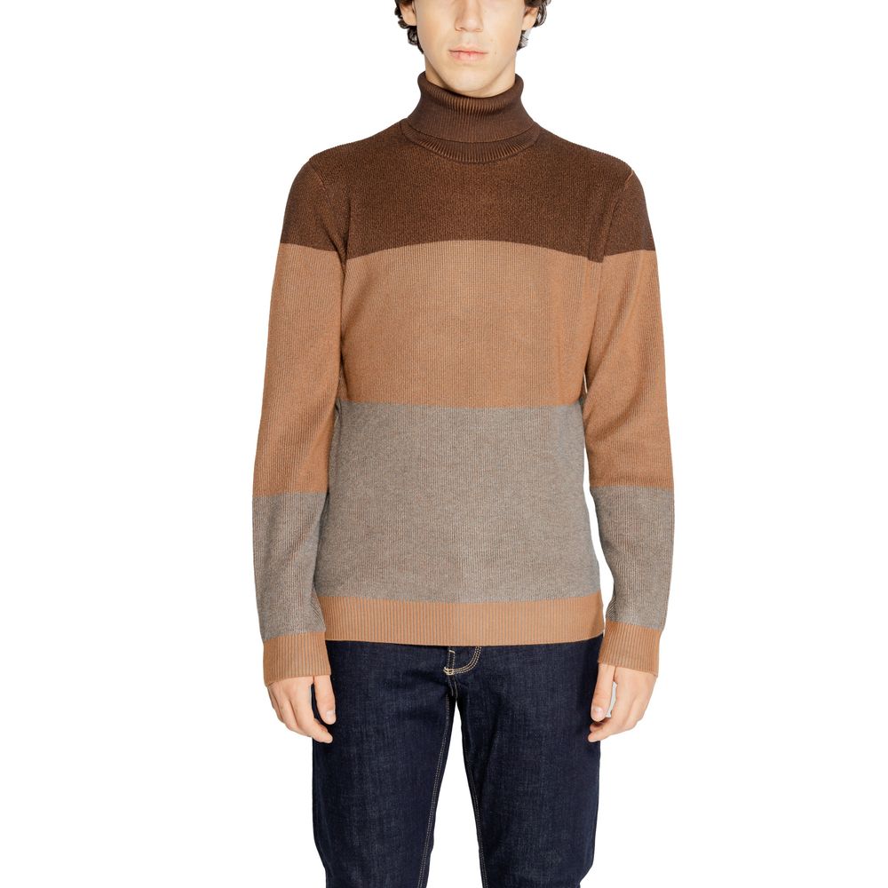Hamaki-Ho Brown Viscose Turtleneck | Regal Royce