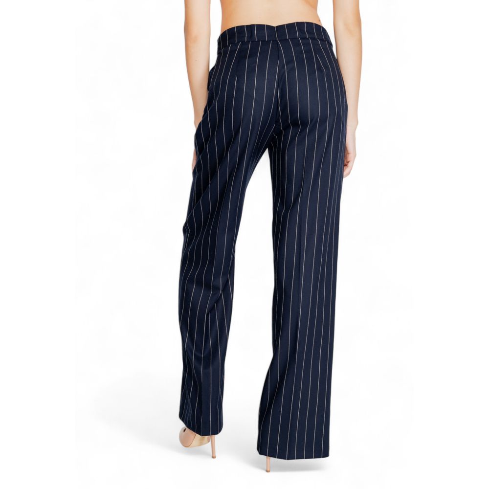 Rinascimento Blue Polyester Dress Pants | Regal Royce