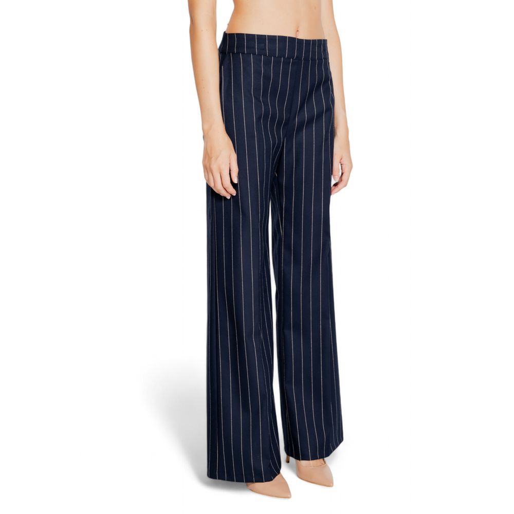 Rinascimento Blue Polyester Dress Pants | Regal Royce